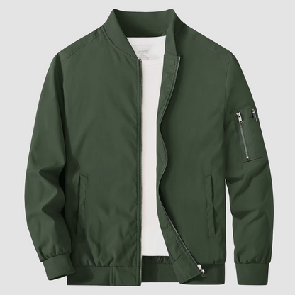 Slim Fit Mens Bomber Jacket Lightweight