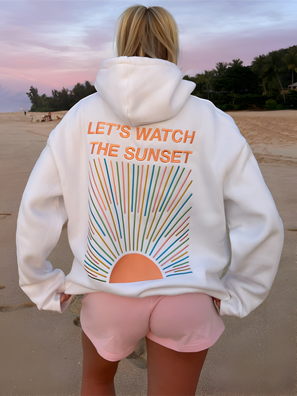 Soft Casual Women's Graphic Sweatshirt Hoodie - OutfitLondon