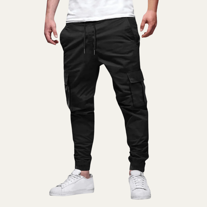 Men's Slim Fit Cargo Jogger Pants with Pocket Detail