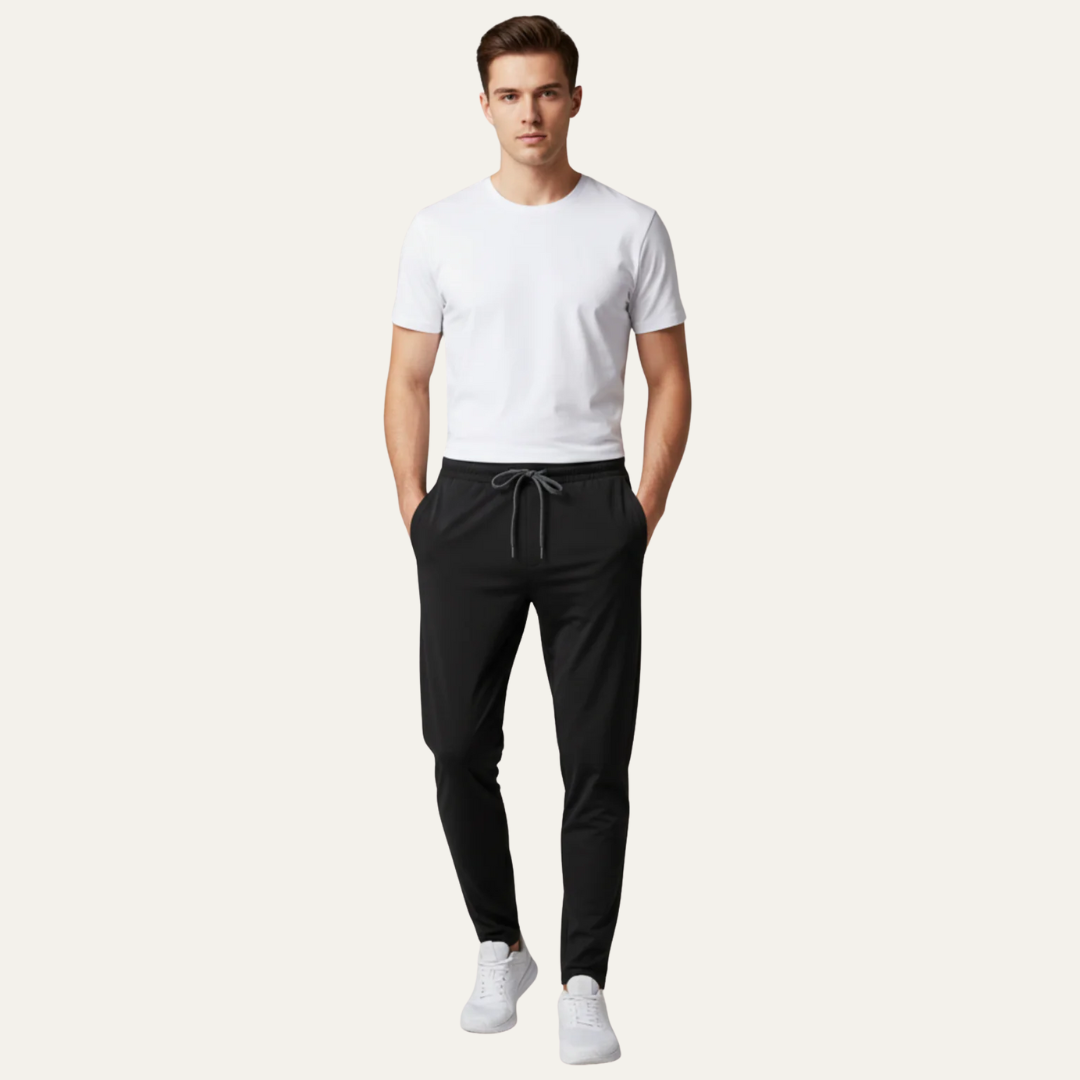 Slim Fit Men's Comfortable Everyday Pants - OutfitLondon