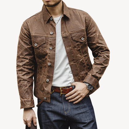 Waterproof Cotton Mens Parka Jacket - OutfitLondon