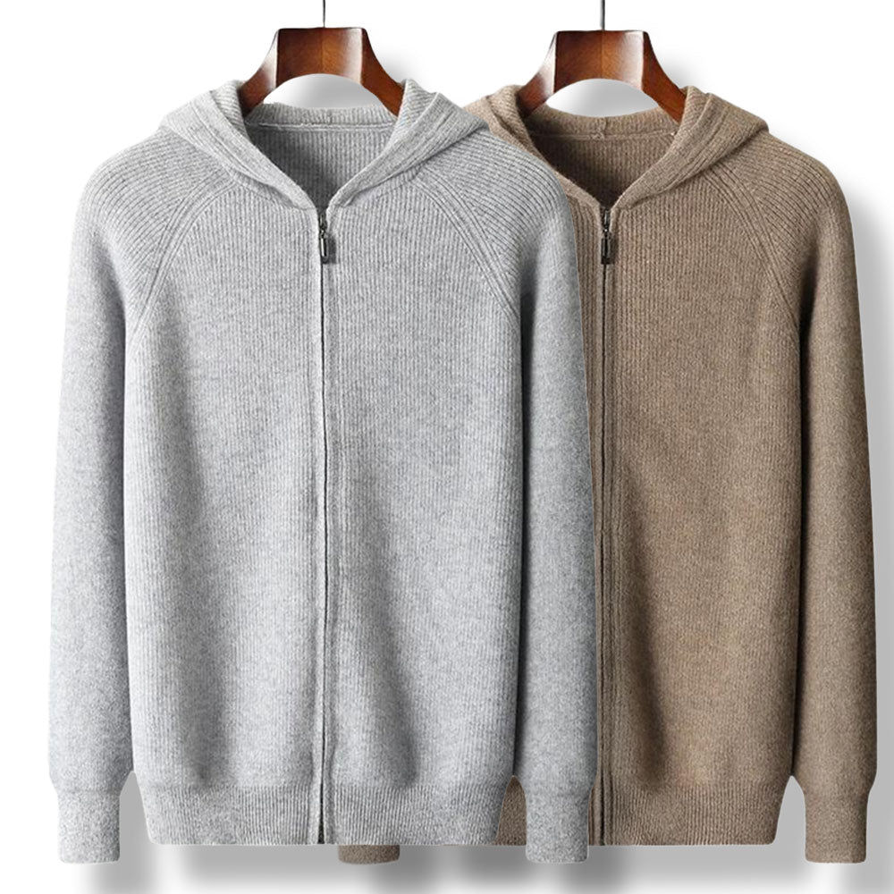 Premium Men's Cashmere Hooded Vest