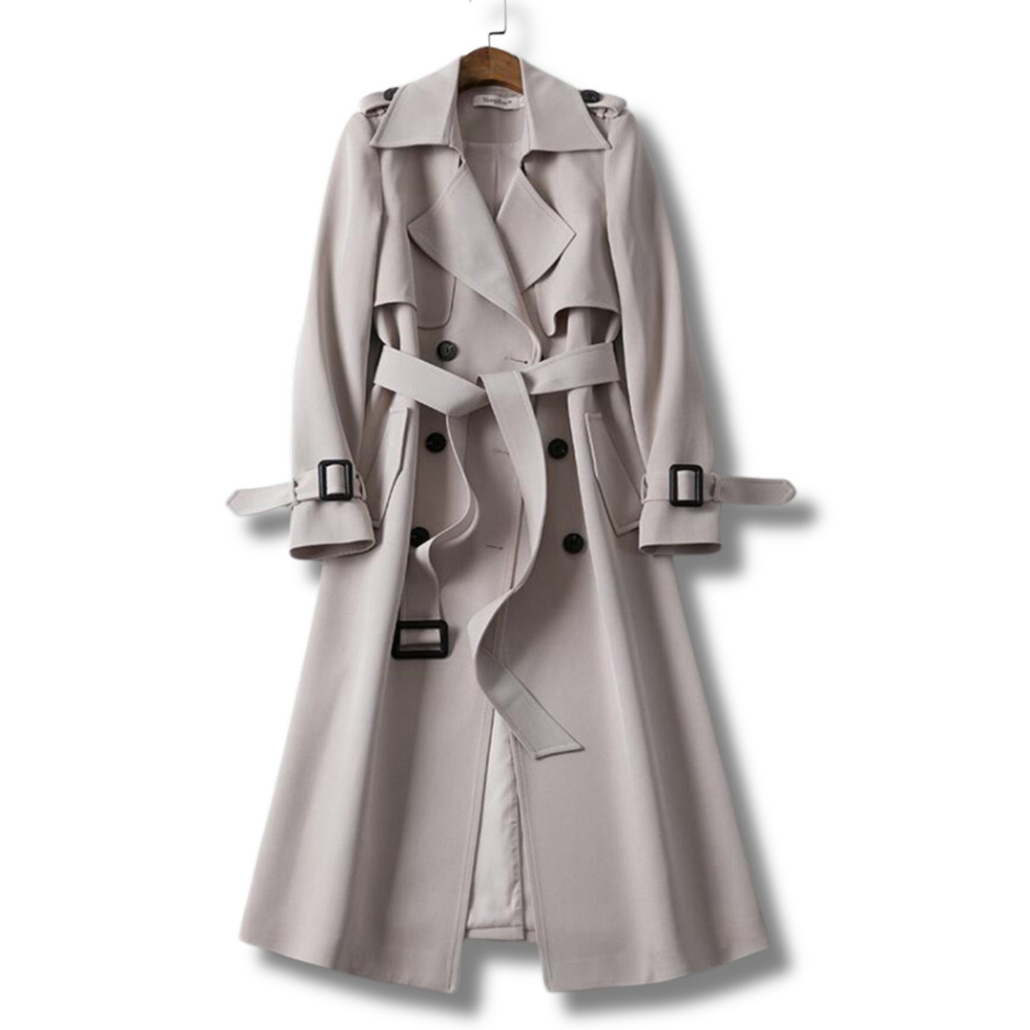 Classic Waterproof Trench Coat with Belt