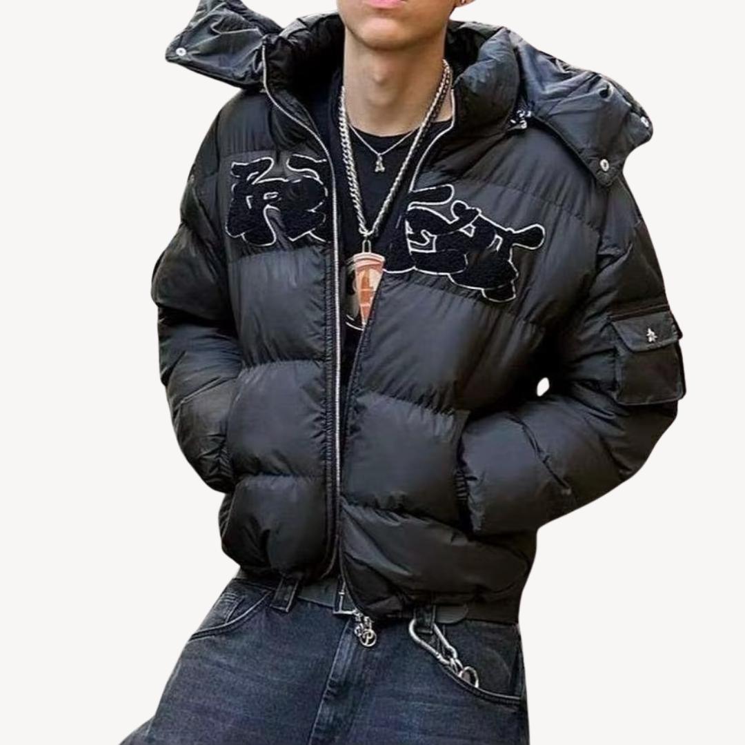 Men's Cool Quilted Hoodie Jacket - OutfitLondon