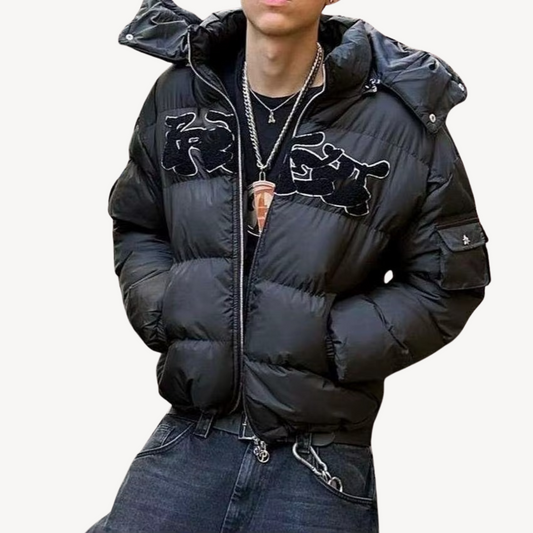 Men's Cool Quilted Hoodie Jacket - OutfitLondon
