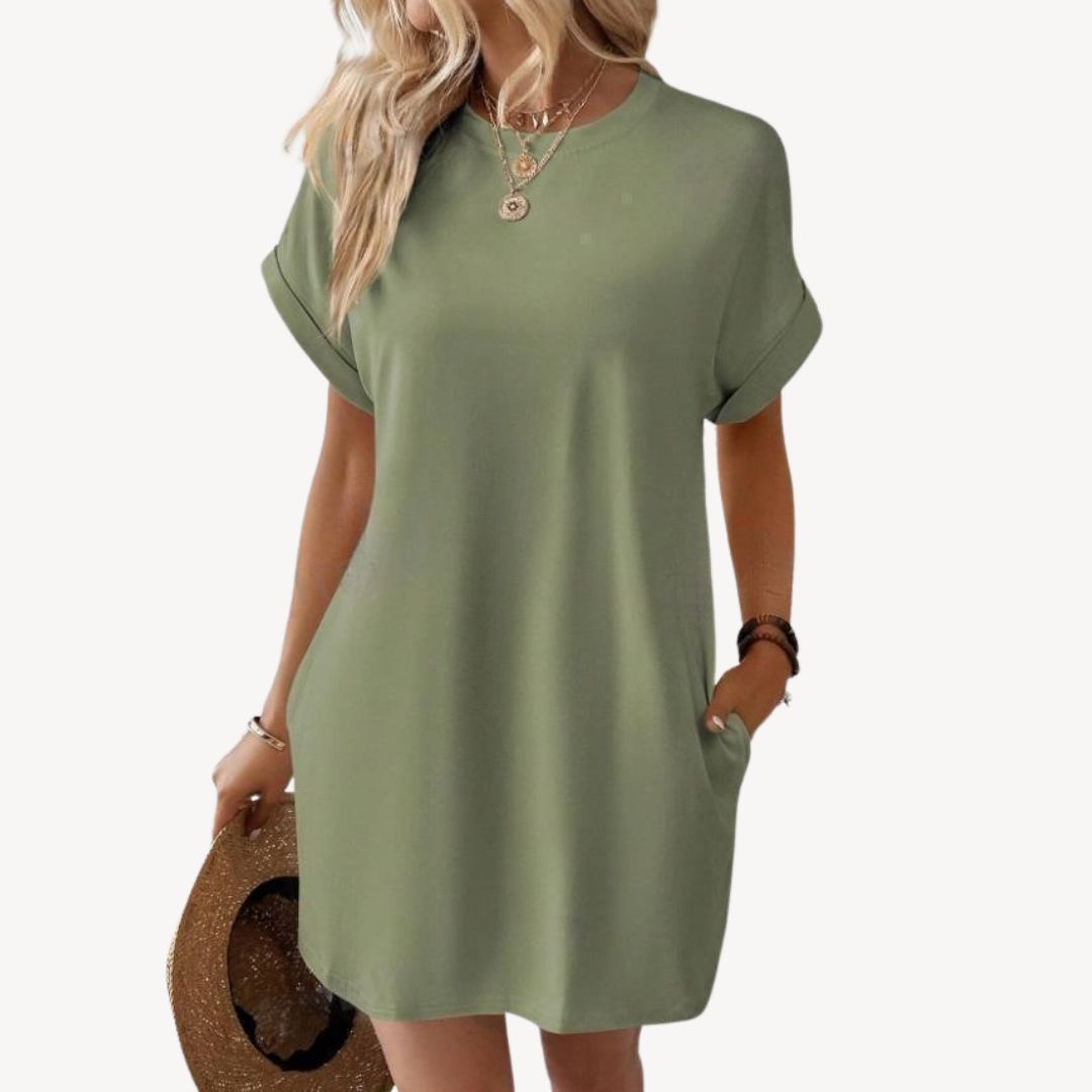 Relaxed Fit Women's T-Shirt Dress