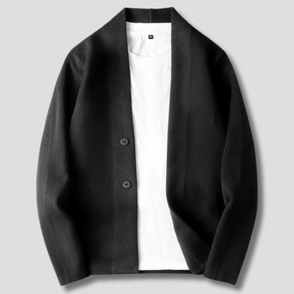 Casual Fit Crew Neck Sweater Cardigan