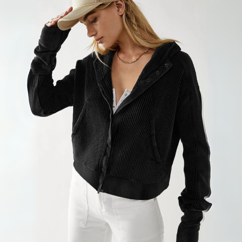 Women's Textured Hoodie