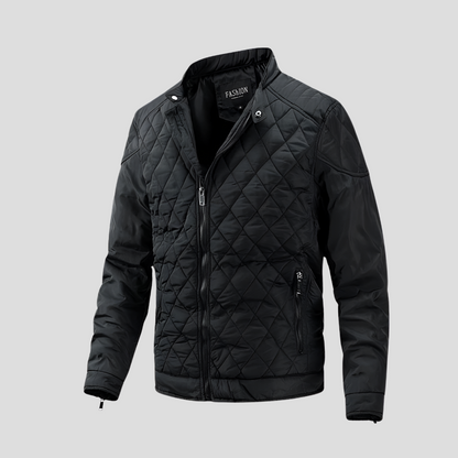 Classic Padded Quilted Coat for Men - OutfitLondon
