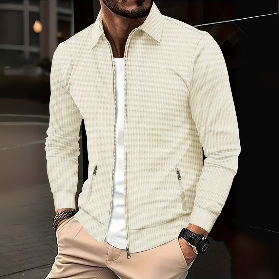 Relaxed Fit Men's Zip Jacket