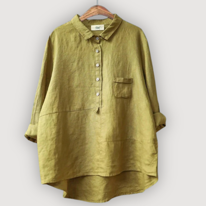 Casual Comfortable Linen Shirt - OutfitLondon