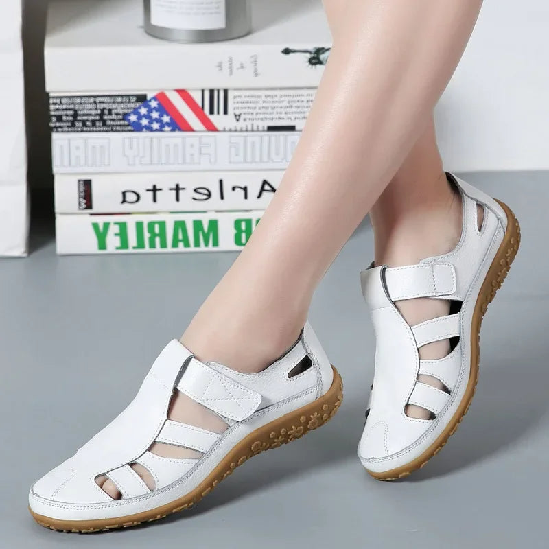 Comfortable Leather Flip Flop Sandals