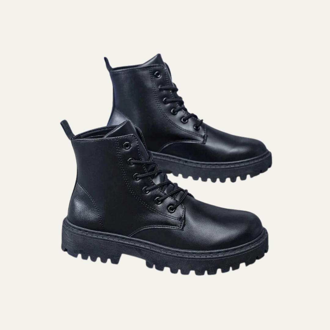 Tough Lace Up High Ankle Boots for Men