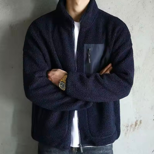 Men's Thermal Fleece Coat | Insulated - OutfitLondon