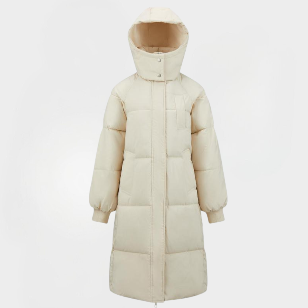 Warm Women's Down Parka Winter Coat with Hood