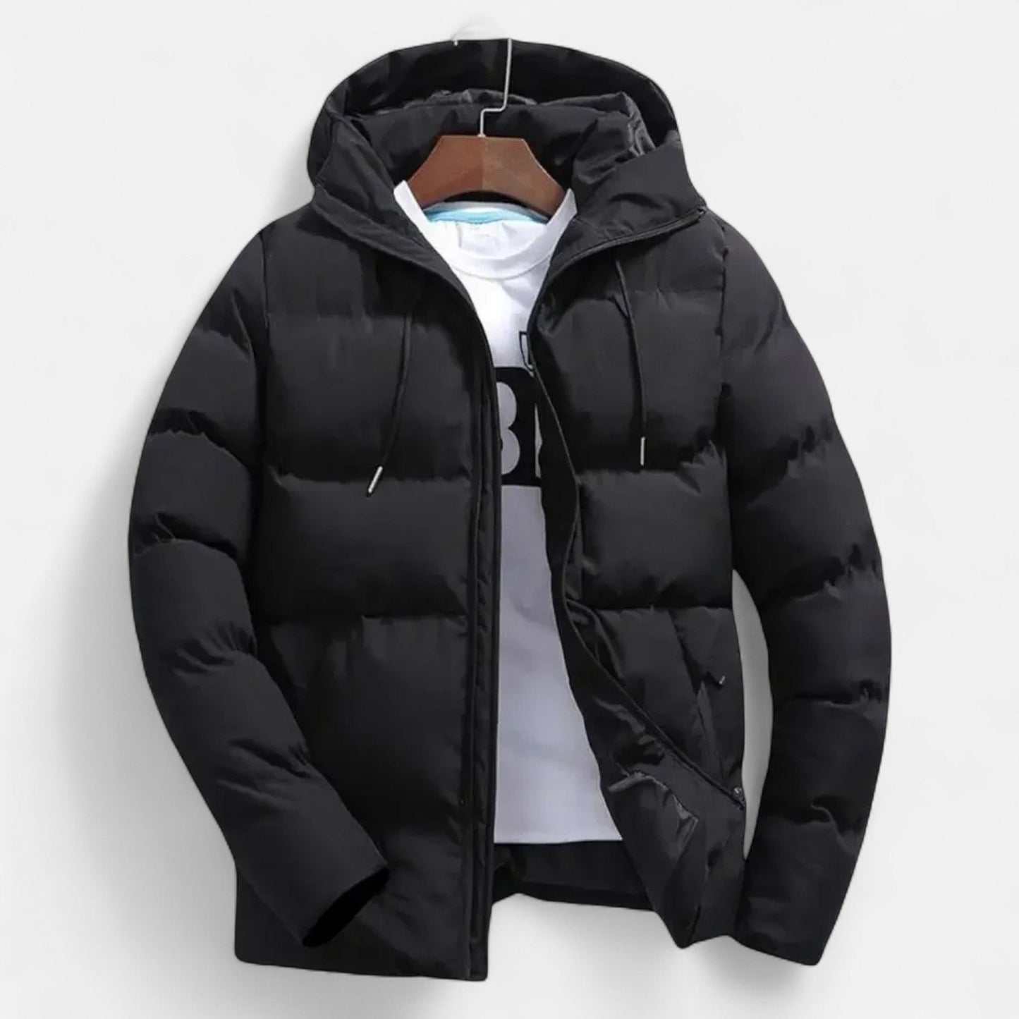 Thermal Mens Insulated Hooded Snow Jacket - OutfitLondon