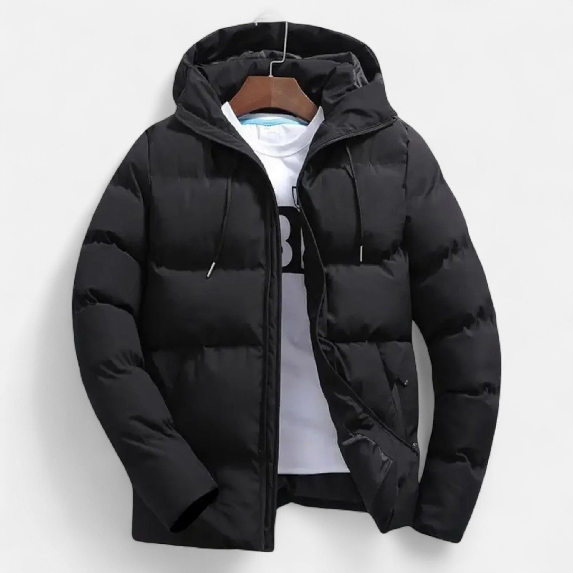 Thermal Mens Insulated Hooded Snow Jacket - OutfitLondon