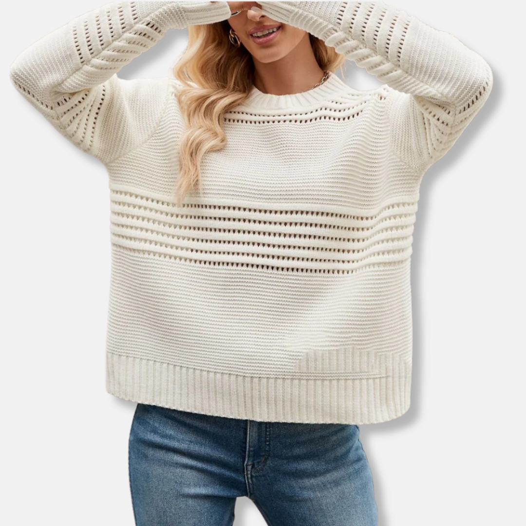 Comfy Women's Cotton Crew Neck Sweater