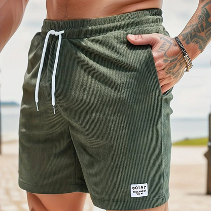 Men's Comfortable Stretch Corduroy Shorts