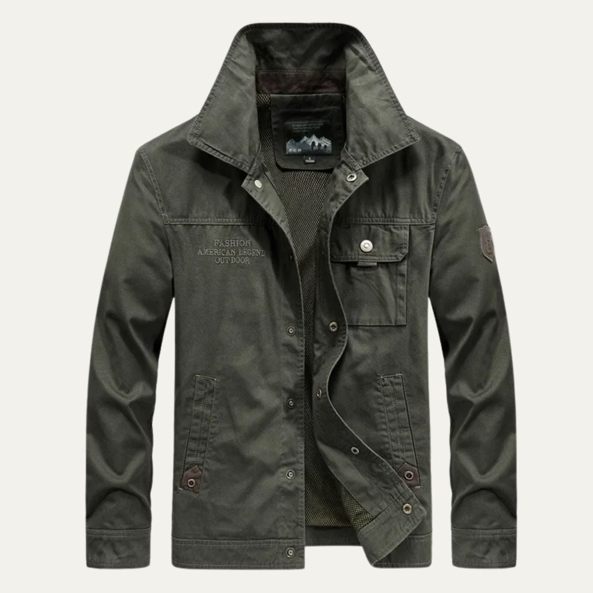 Rugged Outdoor Cargo Jacket For Men