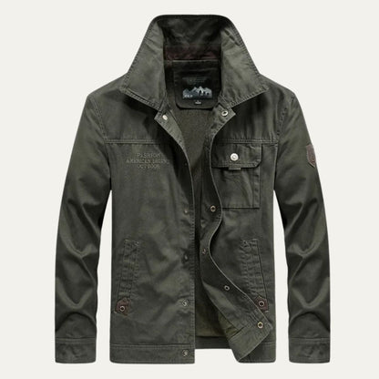 Rugged Outdoor Cargo Jacket For Men