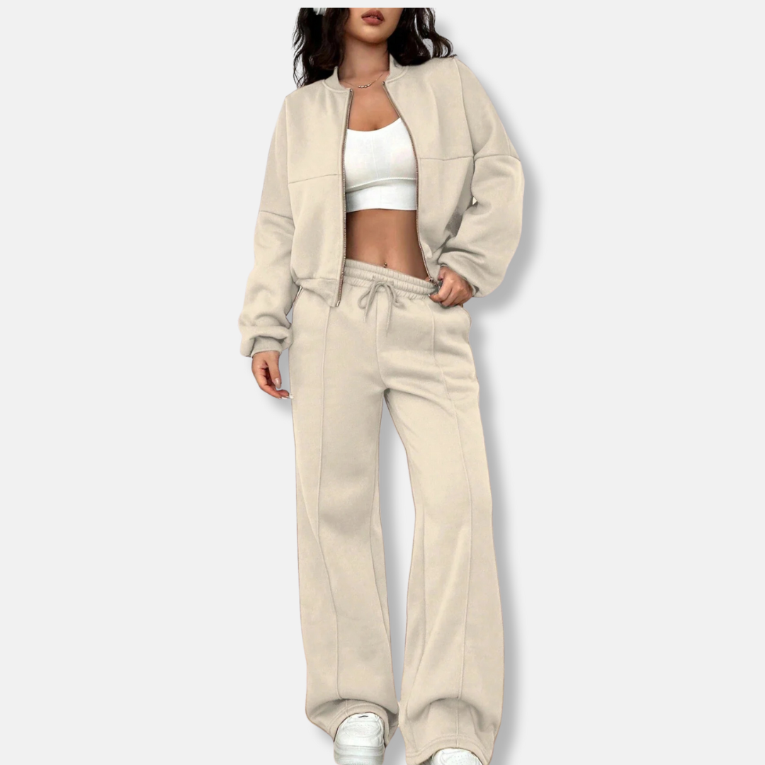 Casual 2-Piece Tracksuit Set - OutfitLondon