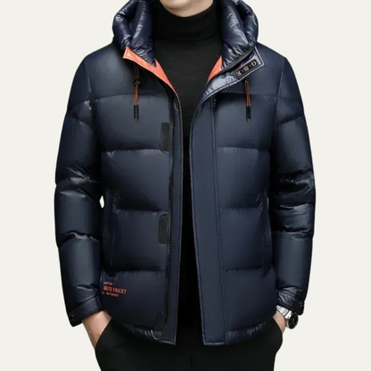 Warm Waterproof Hooded Winter Jacket - OutfitLondon