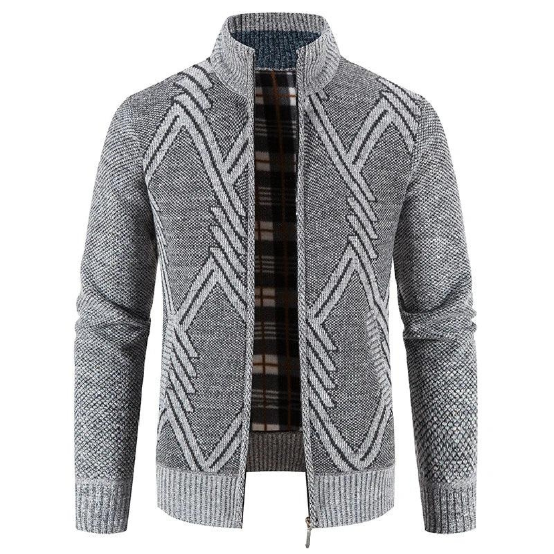 Soft Mens Zip Knit Sweater
