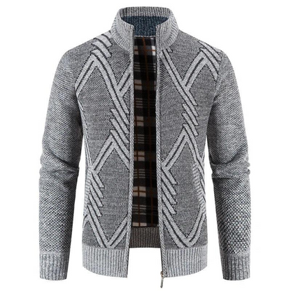 Soft Mens Zip Knit Sweater