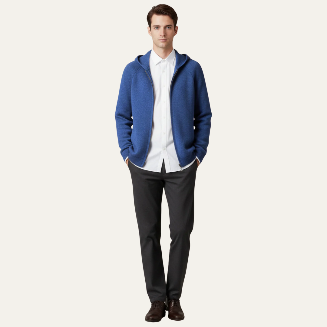 Men's Warm Zip Up Sweater Jacket