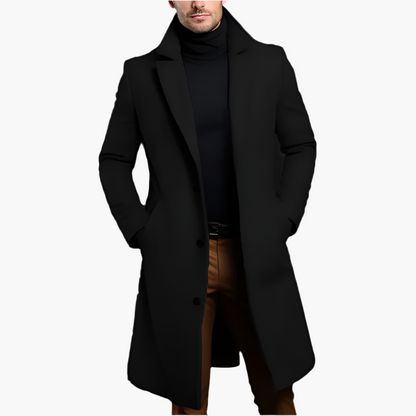 Classic Fit Formal Overcoat for Men