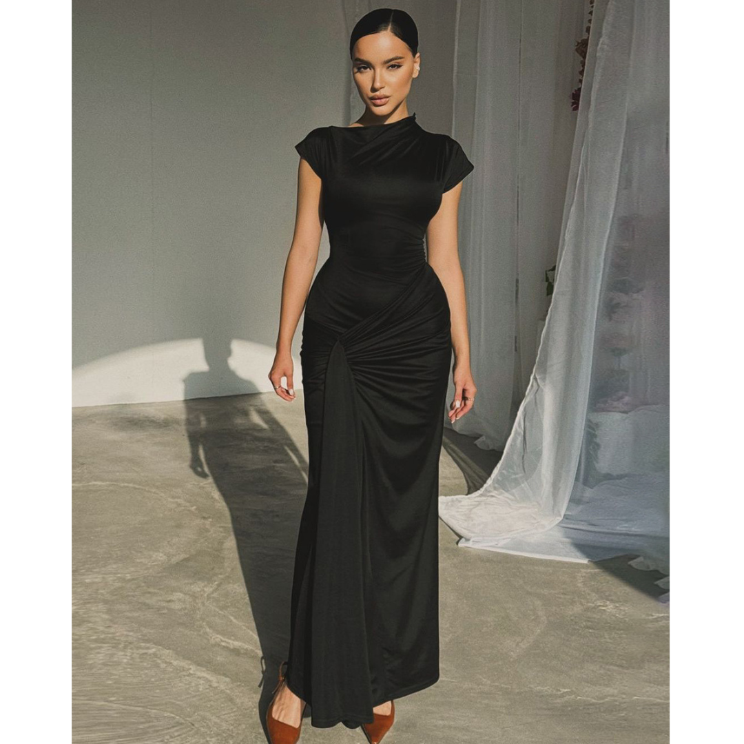 Elegant Backless Bodycon Party Dress - OutfitLondon