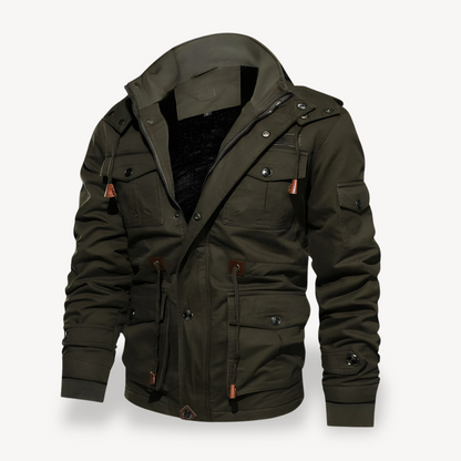 Warm Waterproof Mens Parka Coat with Pockets