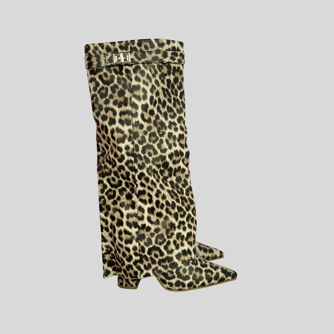 Women's Classic Leopard Ankle Boots - OutfitLondon
