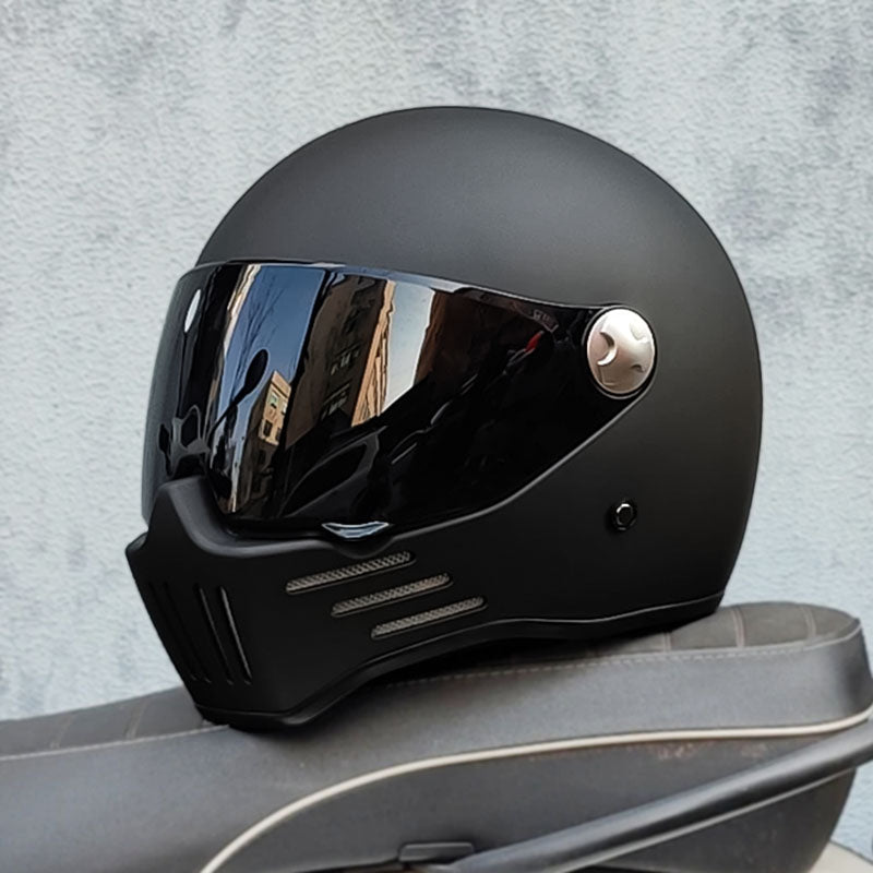 Safe Full Face Bike Helmet DOT Approved - OutfitLondon