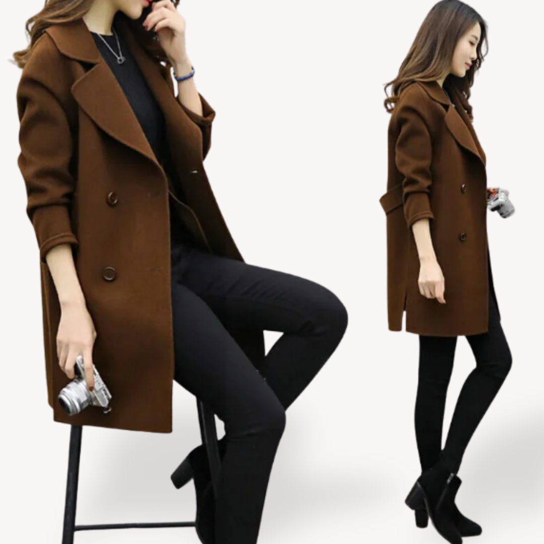 Warm Luxury Wool Women's Winter Coat