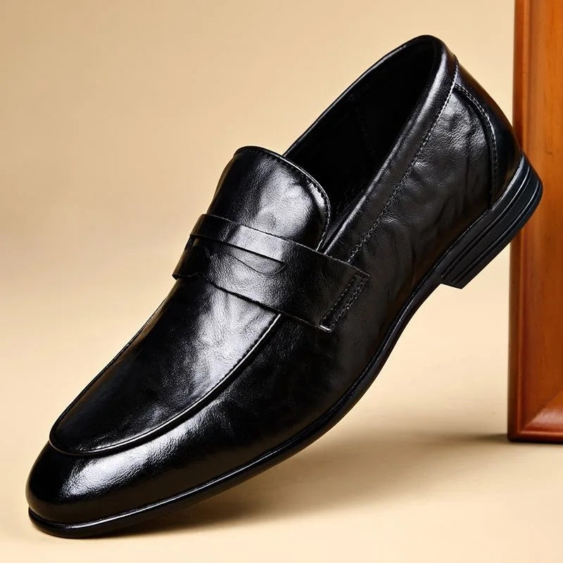 Authentic Premium Leather Slip On Shoe