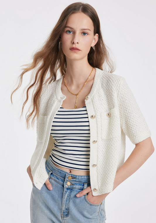 Cozy Women's Cardigan Sweater - OutfitLondon