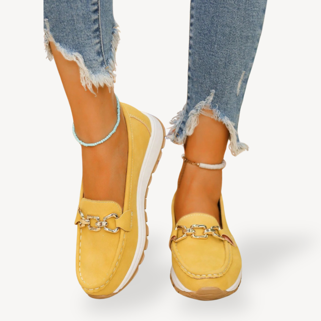 Comfortable Women's Suede Slip On Shoes