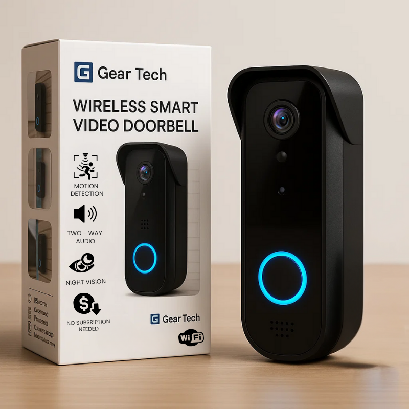 Smart Wi-Fi Security Doorbell with Night View - OutfitLondon