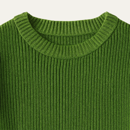 Soft Merino Wool Crew Neck Sweater