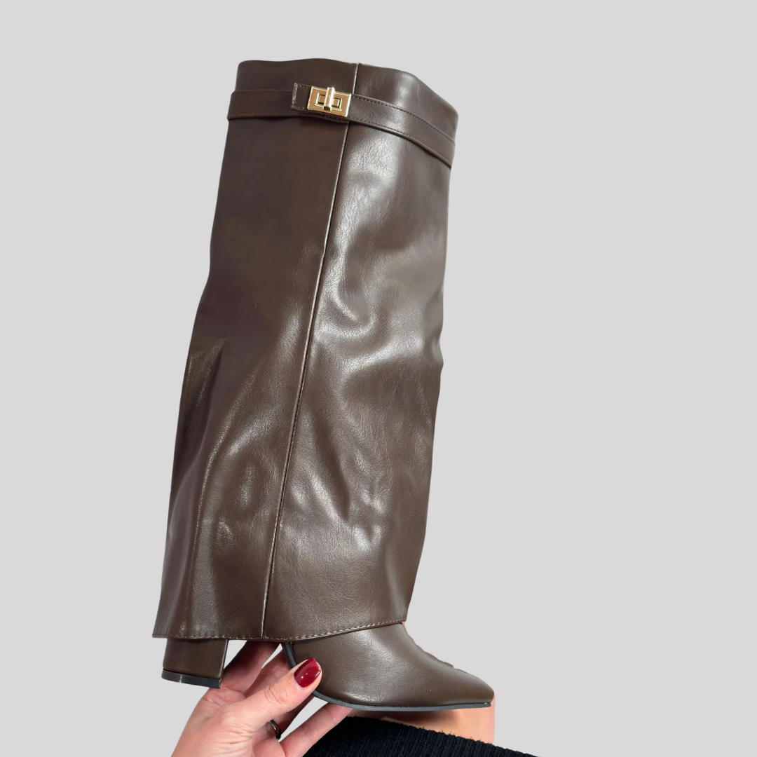 Classic Tan Leather Ankle Boots - OutfitLondon