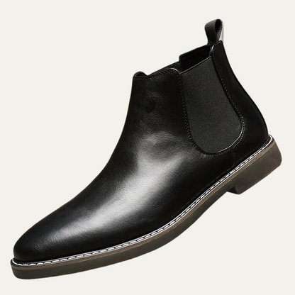 Comfortable Men's Leather Chelsea Ankle Boots