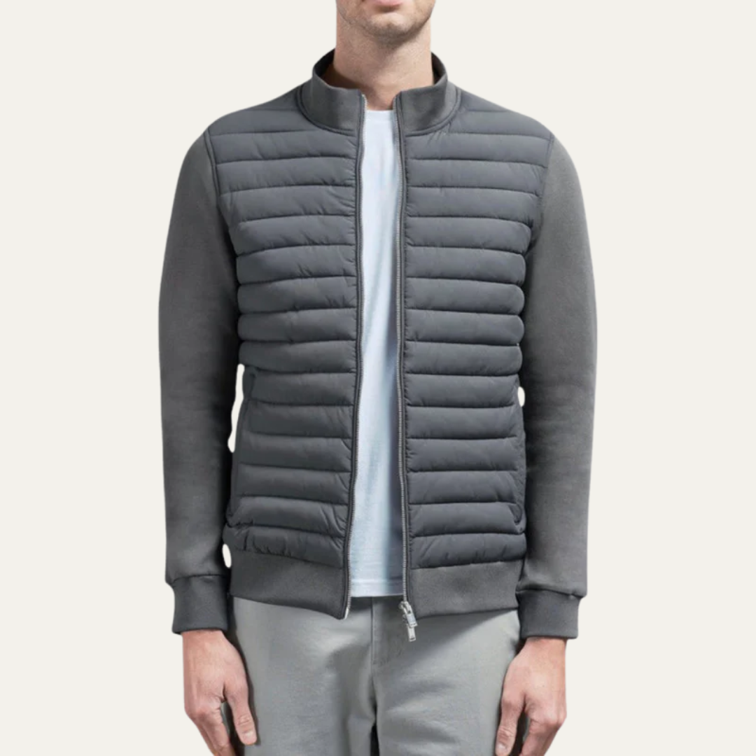 Rugged Men's Sherpa Lined Denim Jacket
