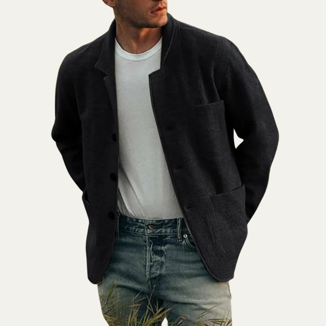 Men's Cozy Relaxed Fit Cardigan Sweater