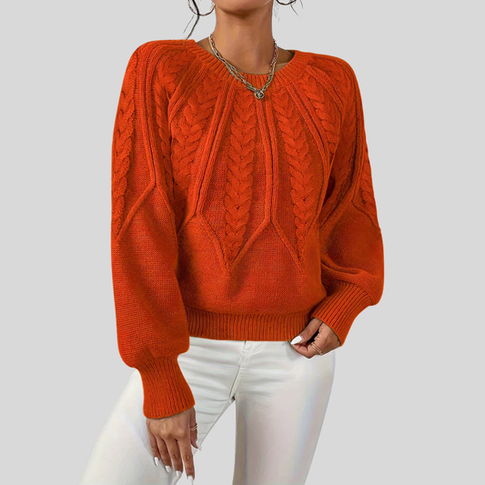 Soft Relaxed Fit Crew Neck Sweater - OutfitLondon