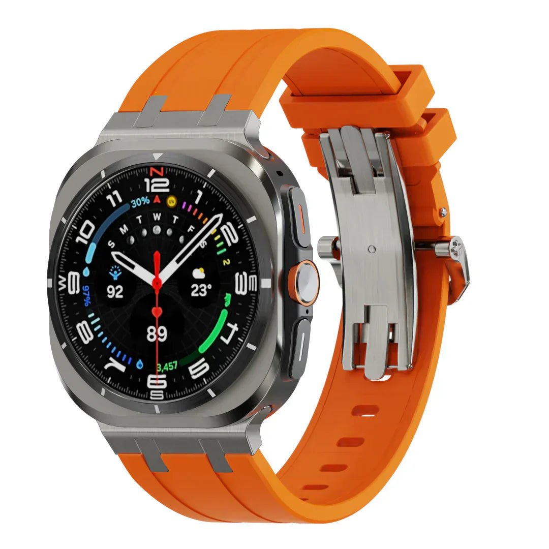 Colorful Butterfly Clasp Soft Strap For Samsung Watch
