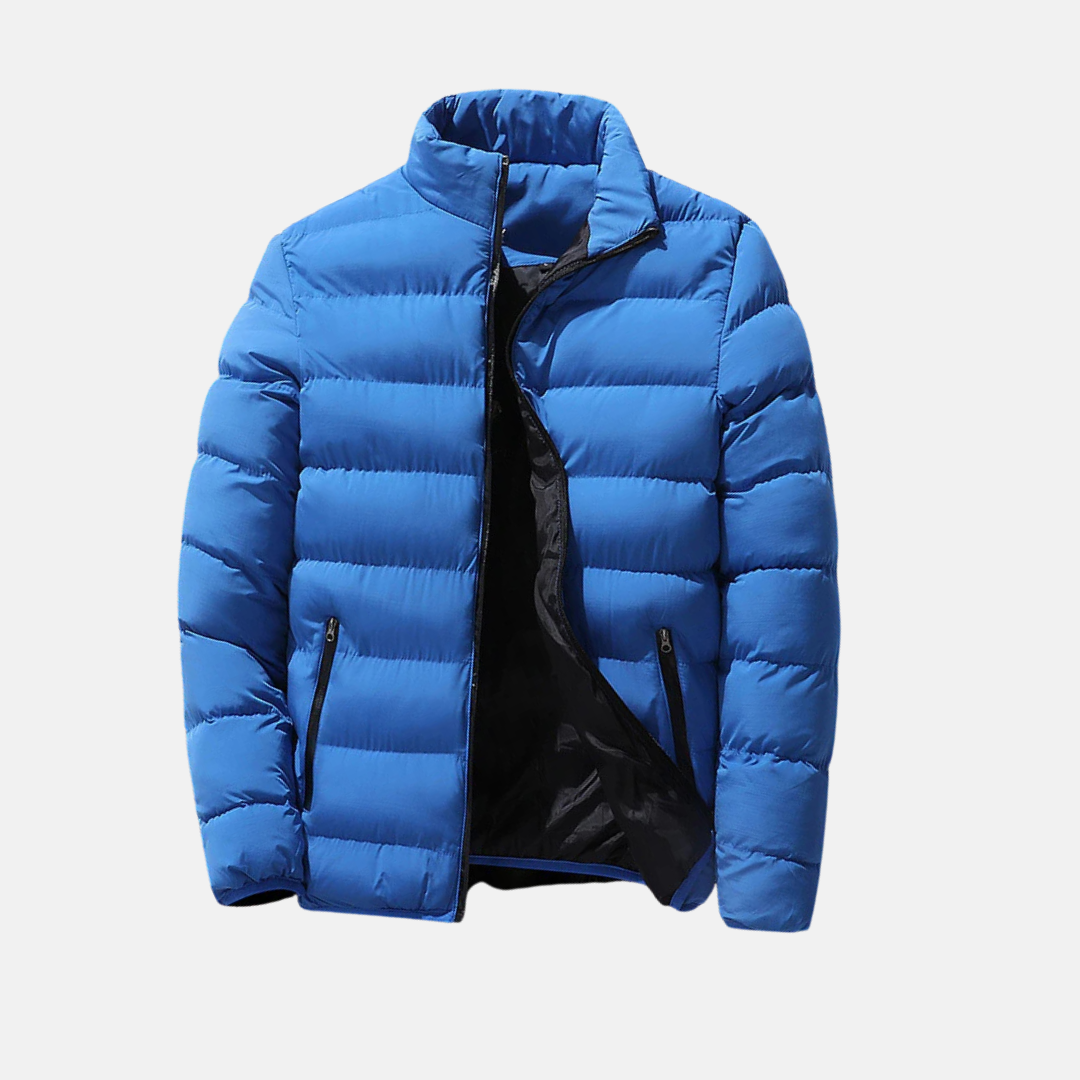 Warm Padded Men's Coat Waterproof Relaxed Fit Jacket