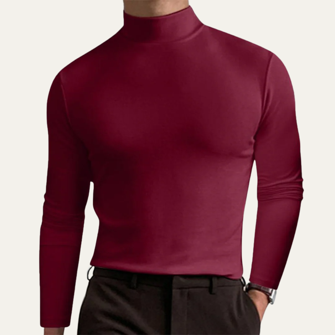 Men's Soft Crew Neck Long Sleeve Tee Shirt