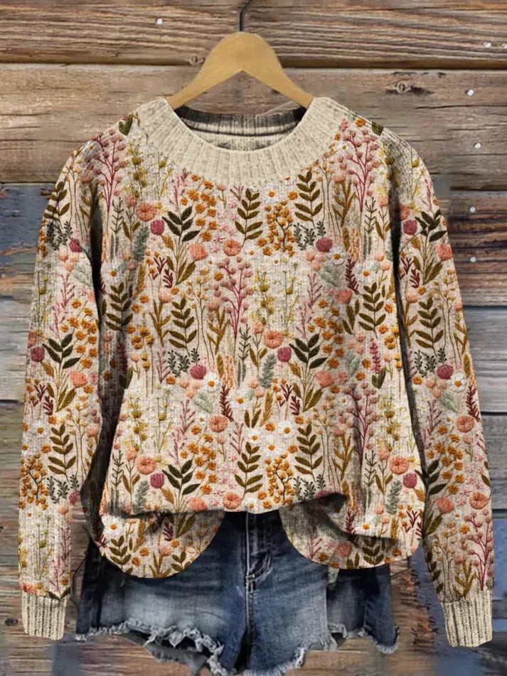 Soft Ladies Pastel Knit Sweater